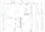 create detailed autocad 2d interior floor plans with dimensions and layout